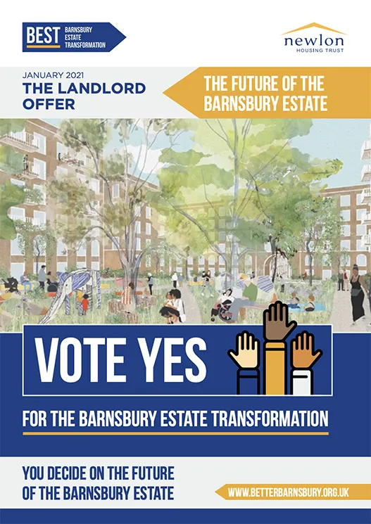 Front cover of the offer document